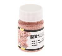 Hojas en miniatura realistas de 56 ml para arquitectura de jardín de hadas DIY Mini modelo rosa, 6,5 x 4 cm