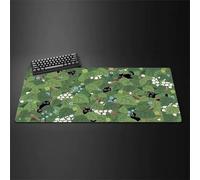 Hojas Flores Alfombrilla de Ratón XXL,Grand Mouse Pad Gaming 900x400x3mm,Mejora La Precisión y La Velocidad Alfombrilla Escritorio Antideslizante,Alfombrilla ratón Gaming para Ratón,Teclado