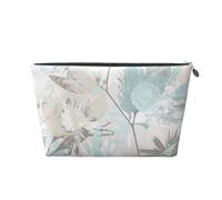 Hojas Gris Menta, Bolsa de artículos de tocador Bolsa de Maquillaje Bolsa de cosméticos Bolsa de artículos de tocador de Viaje portátil