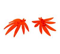 Hojas planta 6x5 tipo espada con clip O abierto grueso 10884 - Cant. - LEGO®
