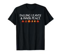 Hojas Que Caen Paz Interior Otoño Otoño Temporada Cozy Vibes Camiseta