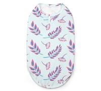 Hojas Que Caen sobre un Fondo Azul Luna Llena Camisas para Perros Camisetas de Verano para Mascotas Camiseta sin Mangas Suave Ropa para Mascotas para Cachorros pequeños y Gatos S