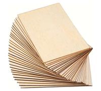 Hojas rectangulares de madera sin terminar de 15 x 10 cm, 8 unidades, 10 unidades, 15 x 10 cm, para manualidades, casa, aviones, barcos, barcos, artes de madera (15 unidades)
