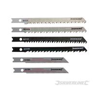 Hojas Sierra Caladora Set Universal Ajuste 30 Piezas Madera / Corte de Metal