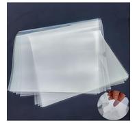 Hojas transparentes de Mylar en blanco para cortar, 12 x 16 pulgadas, 6 mil/0.15 mm de grosor, 12 hojas. Regalo, material de plantilla de acetato, hojas de plástico para manualidades (12 x 16