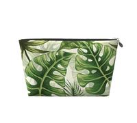 Hojas Tropicales Verano Verde, Bolsa de artículos de tocador Bolsa de Maquillaje Bolsa de cosméticos Bolsa de artículos de tocador de Viaje portátil