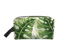 Hojas Tropicales Verano Verde, Bolsa de Maquillaje Bolsa de cosméticos Bolsa de artículos de tocador de Viaje portátil Organizador de Bolsa de Maquillaje