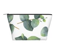 Hojas Verdes Blancas, Bolsa de artículos de tocador Bolsa de Maquillaje Bolsa de cosméticos Bolsa de artículos de tocador de Viaje portátil