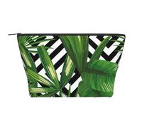 Hojas Verdes De Palmera Planta Tropical, Bolsa de artículos de tocador Bolsa de Maquillaje Bolsa de cosméticos Bolsa de artículos de tocador de Viaje portátil
