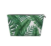 Hojas Verdes Impresas., Bolsa de artículos de tocador Bolsa de Maquillaje Bolsa de cosméticos Bolsa de artículos de tocador de Viaje portátil