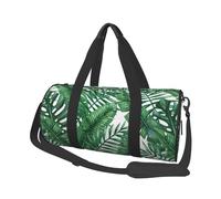 Hojas Verdes Impresas., Bolsa de Viaje de Gran Capacidad, Bolso Redondo, Bolsa de Viaje Deportiva, Bolsa de Mano, Bolsa de Fitness