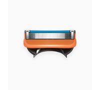 Hojillas de Afeitar Gillette Fusion5 4 Piezas Hombres Acero Inoxidable Naranja