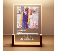 HOJKOUD Fotos Personalizadas Regalo,placa spotify personalizada,Lampara Personalizada con Foto,Regalos San Valentin Hombre,Regalos Originales,Cuadro Personalizado Con Foto. (Estilo 1)