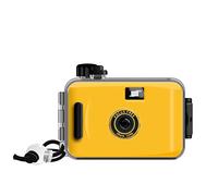 Hojo Cámara desechable Cámara de película de un solo usocámara de película reutilizable de 35 mm, imagen única, 5 m impermeable, paquete múltiple de cámara de película de estilo retro (amarillo,