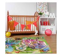 HOK - Mantel para Jugar, diseño de Princesa, Multicolor, 100 x 140 cm, Fabricado en Europa