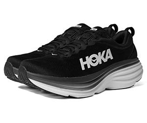 Hoka Bondi 8, Running Shoes Hombre, Black/White, 46 2/3 EU