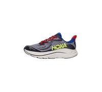 HOKA Calzado deportivo 'CLIFTON 10' gris oscuro / verde neón / rojo / negro 36 gris oscuro / verde neón / rojo / negro