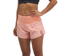 Hoka Glide Mid-Rise 9 cm pantalones cortos con forro para Mujer | EU M in Sunstone Print