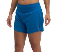 Hoka Glide MR 2-en-1 pantalones cortos para Mujer 13 cm | EU XS in Night Glow Blue