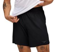 Hoka Glide pantalones cortos 2-en-1 con tiro de 18 cm | EU XS in Black