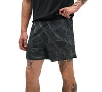 Hoka Glide pantalones cortos de running con forro para hombre 13 cm | EU L in Black/White Print