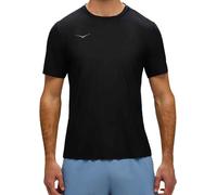 Hoka - M Airolite Run Short Sleeve Black - Talla L - Negro Negro L