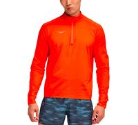 Hoka - M GlideTech Quarter Zip Lava - Talla M - Naranja Naranja M