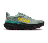 HOKA ONE ONE Challenger 7 - Tenis para mujer, Aloe Vera/Negro, 40.5 EU