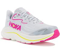 Hoka Clifton 10 unisex para niños (niño grande), Overcast/Neon Dragonfruit, 37 EU