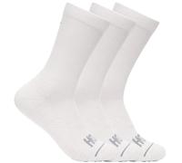Hoka - Ropa para trail running - Crew Run Sock 3-Pack White / White / White - Talla L - Blanco Blanco L