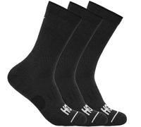 Hoka - Ropa para trail running - Crew Run Sock 3-Pack Black / Black / Black - Talla M - Negro Negro M