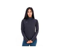 Hoka One One Glidetech 1/4 zip vêtement running femme M Noir