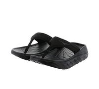HOKA ONE ONE Women's Ora Recovery Flip Sandals Black/Dark Gull Gray 7 M US