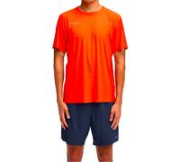 Hoka - Ropa para trail running - M Airolite Short Sleeve 2.0 Lava - Talla L - Rojo Rojo L