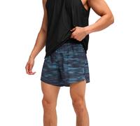 Hoka - Ropa para trail running - M Glide 5'' Short W/ Brief Blue Blurr - Talla S - Azul Azul S