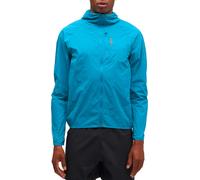 Hoka - Ropa para trail running - M Skyflow Wind Jacket Night Glow Blue de Nylon - Talla L - Azul Azul L