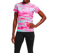 Hoka - Ropa trail running mujer - W Airolite Short Sleeve 2.0 Pink Blurr para Mujer - Talla M - Rosa Rosa M