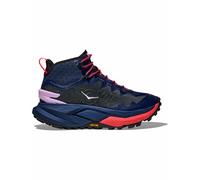 Hoka - Zapatillas de senderismo Mujer - Mafate Hike W Midnight Blue/Neon Flame para Mujer - Talla 8 US - Púrpura Púrpura 8 US