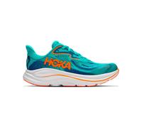 Hoka - Zapatillas de senderismo Niños - Clifton 10 Big Kids Night Glow Blue/Electric Aqua - Talla Infantil 37 1/3 - Azul Azul 37 1/3