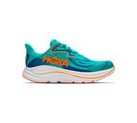 Hoka - Zapatillas de senderismo Niños - Clifton 10 Big Kids Night Glow Blue/Electric Aqua - Talla Infantil 35 1/3 - Azul Azul 35 1/3