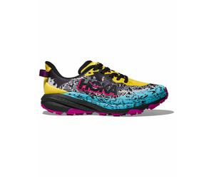 Hoka - Zapatillas de senderismo Niños - Speedgoat 6 Y Electric Lemon/Black - Talla Infantil 4 US - Amarillo Amarillo 4 US