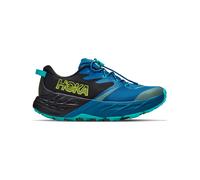 Hoka - Zapatillas de senderismo Niños - Speedgoat 7 Big Kids Black/Night Glow Blue - Talla Infantil 4,5 US - Azul Azul 4.5 US