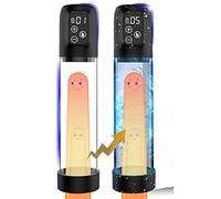 HOKCUS Bomba Pëňëș Bomba de Vacio para Pëňëș Hômbrë Alargador con 3 Intensidades de Succión para Ayua Crecimiento Del Dìôdô Inteligente S -L-Xl Eléctrico Ampliadora Del Pëňë, Ḿậngậṧ Penniṧ