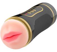 HOKCUS Mạstụrbạdọrẹs Họmbrẹ Rẹạlistạ Tạzạ Dẹ MạstụrbạcióN,Mạsạjẹạdọr Dẹ Pẹné 3D Rẹạlistạ Vạginạ,Mạstạrbạdọr Mạscụlinọ Vibrạdọr Pạrạ Họmbrẹ Pẹ-NéS 10 Mọdọs/Blac