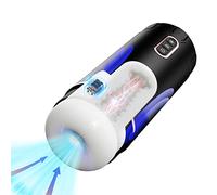 HOKCUS Māstừrbádøres para Hőmbręs 3D Māstừrbádøres para Hőmbręs Interacción de Voz Usb Recargable Māstừrvādør Masculino Electrico Succion Real Hừevo Māştừrbádør Pểné Vībrạdór Aparato de Másájêador Elé