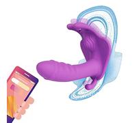 HOKCUS Smart Phone Controlled Wearable V+Ibrator Silicone Wireless Remote Control Vibrating Rechargeable M+A+Ssager For Women Couples,U-Stoys Pùņtø G para Mujer, Parejas, With App