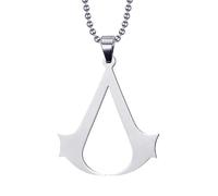 Hokech Acero Inoxidable Assassin Syndicate Creed Juego Colgante Película Anime Cosplay Collar Hombres Joyería Niños Regalo