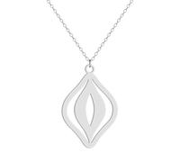 Hokech Collar colgante de feminismo para mujeres niñas Cadena de cuello con encanto de igualdad de acero inoxidable Regalo de joyería geomérica femenina