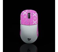 Hokeyio BTL - Cinta adhesiva de agarre para ratón Ninjutsu Sora, antideslizante, fácil de instalar, corte para adaptarse a Printsteam, rosa, 0,5 mm