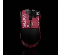 Hokeyio Cinta adhesiva de agarre para mouse Gamer para Razer Viper V3, antideslizante, para aspirar el sudor, precortada, fácil de instalar, PC, juegos, Blood X